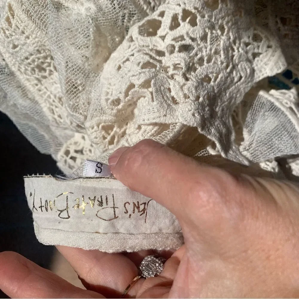 Jen's Pirate Booty Mandolin Backless Mini Dress in Lace size small - Picture 9 of 16